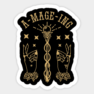 A Mage-Ing Witch Sticker